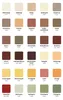 A grid of color swatches with German labels and codes. Anteprima dell’immagine prodotto