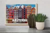 Holzschild Reise 30x20cm Amsterdam Niederlande Tanzende Produktbild-Vorschau 4