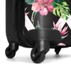 NoBoringSuitcases.com® Großer Koffer - Flamingo - Blumen - Produktbild-Vorschau 6