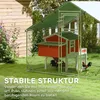 Hühnerstall mit UV-Plane, Stahlgitter und Futterautomat für Produktbild-Vorschau 8