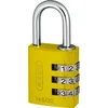 ABUS Zahlenschloss 145/30 in gelb Produktbild-Vorschau 2