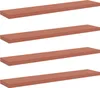 vidaXL Wandregal 4 pcs Rot 120 x 23,5 x 4 cm Holzwerkstoff Produktbild-Vorschau 1