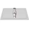 vidaXL Soffione a pioggia in acciaio inox 20x20 cm quadrato Anteprima dell’immagine prodotto 4