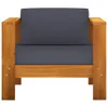 7-tlg. Garten-Lounge-Set mit Dunkelgrauen Auflagen Produktbild-Vorschau 4