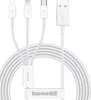 Baseus Cavo USB superiore USB 2.0 1,5 m USB A USB C/Micro Anteprima dell’immagine prodotto 17
