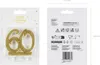 Świeczka urodzinowa '60', sześćdziesiątka, złota, 7.5 cm Podgląd zdjęcia produktu 7