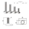 KLAK 20 - Hammerkopfschraube T-Schraube M5 12mm Nut 6 Produktbild-Vorschau 4