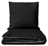 Thermofleece Mikrofaser Bettwäsche 155x220 cm Schwarz Produktbild-Vorschau 1