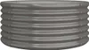 vidaXL Pflanzkübel Verzinkter Stahl 80x80x36 cm Grau Produktbild-Vorschau 1