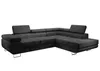 AX LIVING Couch L Form Kanya Grau 275cm mit Bettfunktion & Produktbild-Vorschau 1