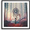 Gerahmtes Poster - Schwarzer Rahmen - Märchen Fänger Träume Produktbild-Vorschau 1