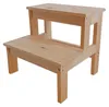 MG Design Tritthocker Holz 2 Stufen – stabil und sicher, Produktbild-Vorschau 1