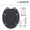 SCHÜTTE MDF WC sedátko SPIRIT BLACK, s mechanismem Náhled obrázku produktu 6