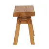 HOLZ HOCKER "VINTAGE 40" | Hartholz, 43x45 cm (HxB) | Produktbild-Vorschau 3