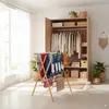 Relaxdays Wäscheständer, klappbar, 12 Stangen, HxBxT: 93 x Produktbild-Vorschau 3
