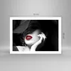 Poster - Poster ohne Rahmen - Frau Gesicht Lippen - 70x50 Produktbild-Vorschau 4