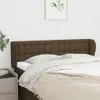 The Living Store Kopfteil mit Ohren Dunkelbraun Produktbild-Vorschau 1