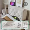 MODFU Lit coffre 90x200 cm - LED et Port de Charge USB Voir les images du produit 9