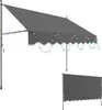 Jayseuw Klemmmarkise mit LED 300x120cm Markise Produktbild-Vorschau 10