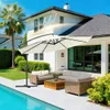 Ombrellone Izrielar 3,5 m beige con manovella, protezione Anteprima dell’immagine prodotto 11