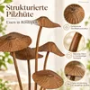 Topfstecker 5er Pilz-Gruppe, Edelrostoptik 3D, klein Produktbild-Vorschau 13