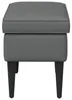 vidaXL Hocker Dunkelgrau 55 x 35 x 41 cm Stoff Produktbild-Vorschau 4