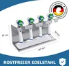 WIETRE® 4er Edelstahl Aufsteckbürsten-Halter passend für Produktbild-Vorschau 2