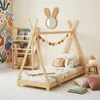 Tipi Bett ELIN aus massiver Kiefer in 90 x 190, Kinder Produktbild-Vorschau 1