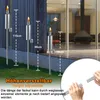 YARDIN Torches de jardin en acier inoxydable, Lot de 6, Voir les images du produit 4