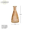 3er Set Vasen Glas H15cm Amber Orange Blumenvase Tischdeko Produktbild-Vorschau 2