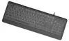 Gembird SLIM WIRED BACKLIGHT KEYBOARD BLACK, RU LA Voir les images du produit 3