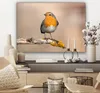 MuchoWow® - Leinwandbilder - Rotkehlchen - Vogel - Zweig - Produktbild-Vorschau 7