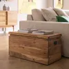 home24 Massiver Truhentisch - Akazie Hell Produktbild-Vorschau 2