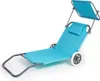Chaise longue à roulettes avec toit Chaise longue pliante Voir les images du produit 17