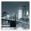 Leinwandbild Brooklyn Bridge beleuchtet 40x40 Feeby Produktbild-Vorschau 3