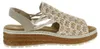Rieker Damen Keil-Sandaletten Beige Voir les images du produit 34