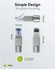 CAT 6A feldkonfektionierbarer RJ45-Stecker, STP geschirmt Produktbild-Vorschau 3