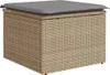 Modulares Garten-Sofa-Set 13-teilig, Poly Rattan Beige, Produktbild-Vorschau 11