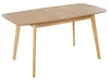 BELIANI Jídelní stůl světlý dub 120/150 x 75 cm 6místný Náhled obrázku produktu 1