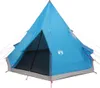 vidaXL Tipi-Campingzelt 4 Personen Blau Wasserdicht Produktbild-Vorschau 4