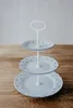 Dreiteilige Etagere, blaue Valbella, Verona, tschechisches Produktbild-Vorschau 2
