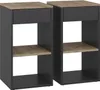 Two identical nightstands are shown side-by-side against a white background. Náhled obrázku produktu