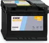 A black car battery with branding and specifications visible. Produktbild-Vorschau