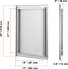 Porta per griglia SucceBuy, 432 x 610 mm, porta singola per Anteprima dell’immagine prodotto 8