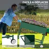 Outsunny Jardinière sur Pieds Potager dim. 109L x 44l x 80H Voir les images du produit 6