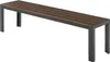 riess-ambiente Moderne Gartenbank DESIGNO 180cm dunkelbraun Produktbild-Vorschau 13