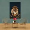 Wandbild Leinwandbild Beautiful Leopard: 100x150x4cm Produktbild-Vorschau 2