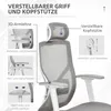 Vinsetto Bürostuhl Drehstuhl höhenverstellbar mit Produktbild-Vorschau 4