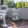 HOMCOM Servierwagen Rollwagen mit 3 Etagen Beistellwagen Produktbild-Vorschau 7