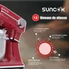 Robot ménager multifonction SUNCOK, 1500 W, 2 bols Voir les images du produit 2